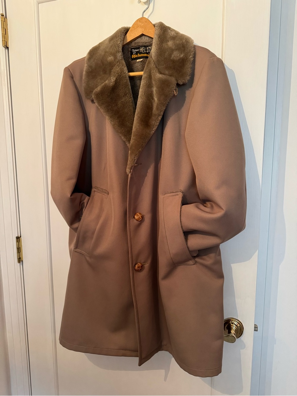 Men’s Vintage Winter Knee Length Coat